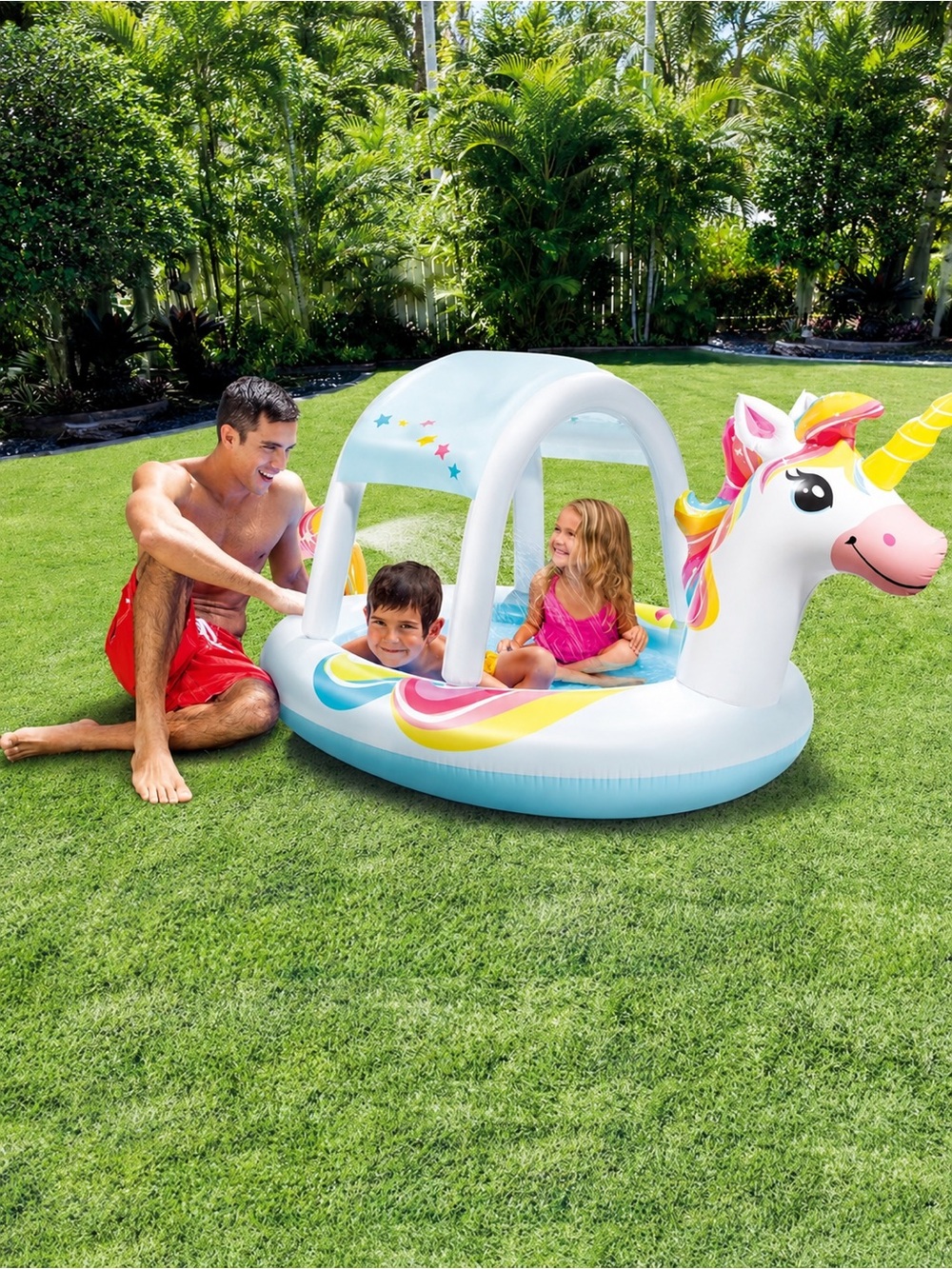 Unicorn Spray Portable‎ Pool Baby Toddler Removable Sun Shade